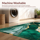 Chic Low Pile Textured Marble Theme(Green)