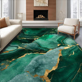 Elegant Marble Artistry Statement(Green)