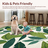 Ultra Soft Area Rug, Non Slip, Stain Resistant, Washable Area Rugs for Living Room, Bedroom, Serene Nature-Inspired Bath Accessory(Green)