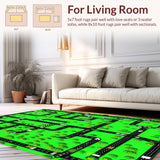 Vibrant Cityscape Play Mat(Green)