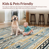 Chic Textured Symmetrical(Blue)