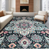 Contemporary Tiled Arrangement in Grays(Black)