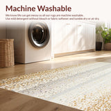 Ultra Soft Area Rug, Non Slip, Stain Resistant, Washable Area Rugs for Living Room, Bedroom, Abstract Geo Speckle Area Neutral Modern Home Office(Gray)