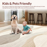 Sophisticated Textured Linear Motif(Beige)