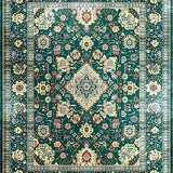 Artful Green Trellis Composition(Green)