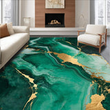 Chic Green Gold Artful Fusion(Green)