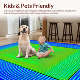 Bold Multicolored Vortex Artwork(Blue)