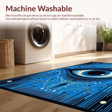 Chic Colorful Tiled Artwork(Blue)