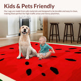 Playful Retro Citrus Motif(Red)