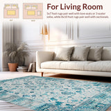 Ultra Soft Area Rug, Non Slip, Stain Resistant, Washable Area Rugs for Living Room, Bedroom, Sophisticated Gray Textured Elegance(Beige)