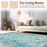 Artful Blue Gray Abstract Composition(Beige)