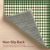 Rustic Checkered Texture Elegance(Green)