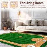 Bold Graphical Baseball Centric Arrangement(Green)