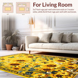 Vibrant Sunflower Circle Aesthetic(Yellow)