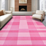 Delicate Abstract Square Design(Pink)