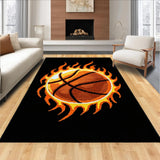 Contemporary Flame Accent Decor(Black)