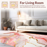 Stylish Colorful Marble Effect(Pink)