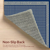 Vibrant Geometric Chevron Style(Blue)