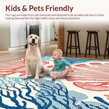 Elegant Nautical Shell Decorative(Red)