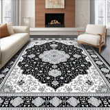Chic Distressed Geometric Arrangement(Black)