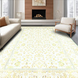 Ultra Soft Area Rug, Non Slip, Stain Resistant, Washable Area Rugs for Living Room, Bedroom, & Cream(White)