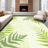 Elegant Earth Tones Shaggy Texture(Green)