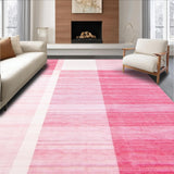 Ultra Soft Area Rug, Non Slip, Stain Resistant, Washable Area Rugs for Living Room, Bedroom, Whimsical Soft Color Transition(Pink)