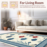 Contemporary Fish Patterned Statement(Ivory)