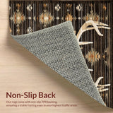 Ultra Soft Area Rug, Non Slip, Stain Resistant, Washable Area Rugs for Living Room, Bedroom, Cozy Natural Textured Aesthetic(Brown)