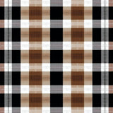 Ultra Soft Area Rug, Non Slip, Stain Resistant, Washable Area Rugs for Living Room, Bedroom, Festive Dotted Plaid Composition(Brown)