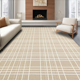 Ultra Soft Area Rug, Non Slip, Stain Resistant, Washable Area Rugs for Living Room, Bedroom, Rustic Soft Cream Knotted Tassels(Beige)