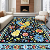 Whimsical Colorful Floral Display(Black)