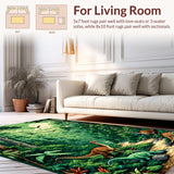 Vibrant Prehistoric Creature Design(Green)