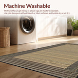 Ultra Soft Area Rug, Non Slip, Stain Resistant, Washable Area Rugs for Living Room, Bedroom, Whimsical Cute Farmhouse Print(Beige)