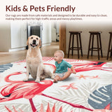 Playful Flamingo and Leaf Fusion(Pink)