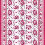 Ultra Soft Area Rug, Non Slip, Stain Resistant, Washable Area Rugs for Living Room, Bedroom, Chic Cottage Garden Aesthetic(White)