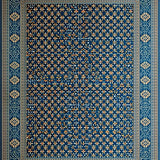 Luxurious Gray Medallion Aesthetic(Blue)