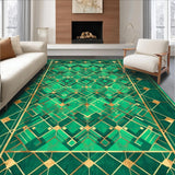 Contemporary Geometric Luxe Vibe(Green)