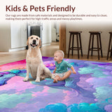 Dreamy Plush Colorful Oasis(Purple)