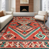 Vintage Rustic Southwestern Flair(Red)