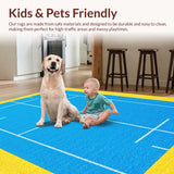 Brightly Colored Educational Oval Aesthetic(Blue)