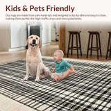 Farmhouse Abstract Black and Beige Design(Beige)