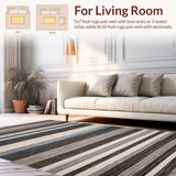 Artisanal Tone Striped Motif(Gray)