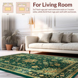 Luxe Distressed Geometric Visual Appeal(Green)