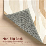 Horizon Haze Contemporary Area Featuring Wave(Beige)