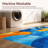 Eclectic Colorful Wave Motif(Blue)