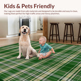 Contemporary Neutral Geometric Arrangement(Green)