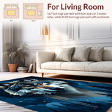 Elegant Nature Inspired Moonlit Scene(Blue)