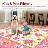 Eclectic Whimsical Floral Motif(Pink)