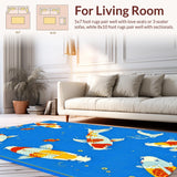 Dynamic Koi Artwork with Fluid Motion(Blue)